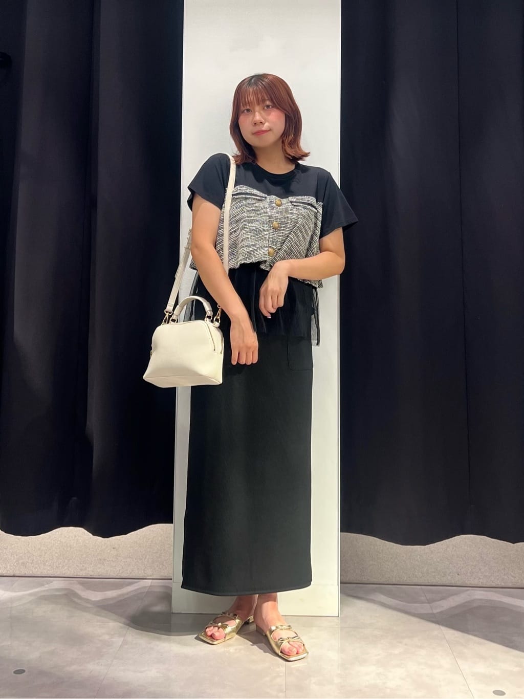 Vinのリブナロースカートを使ったコーディネートを紹介します。｜Rakuten Fashion(楽天ファッション／旧楽天ブランドアベニュー)5950308