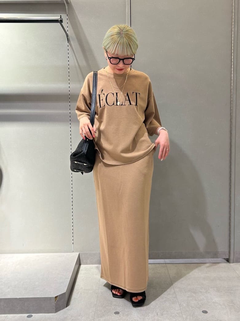 Vinのジャージーナロースカートを使ったコーディネートを紹介します。｜Rakuten Fashion(楽天ファッション／旧楽天ブランドアベニュー)5950482