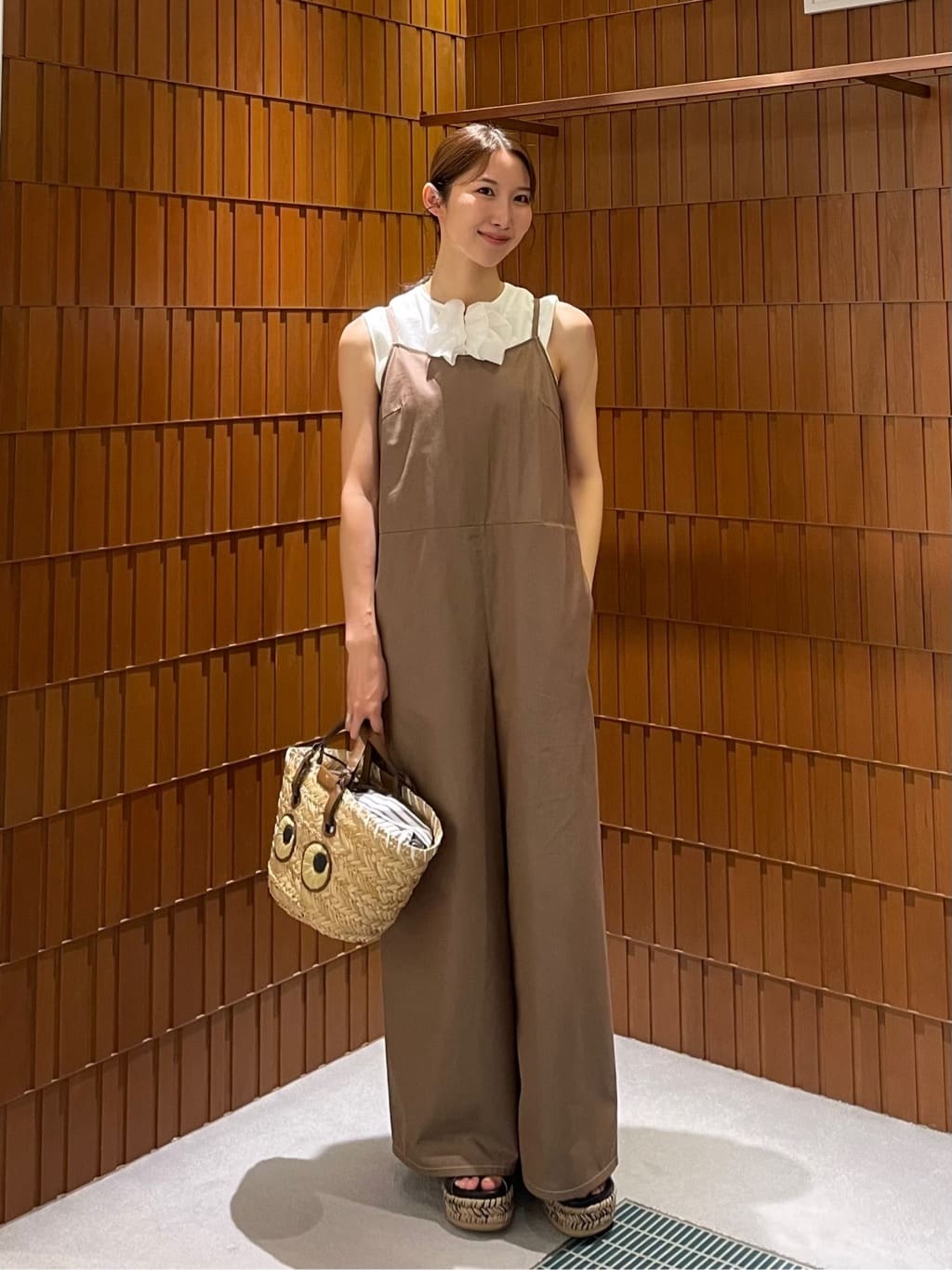 TOMORROWLAND | コットンシルクデニム サロペット | Rakuten Fashion