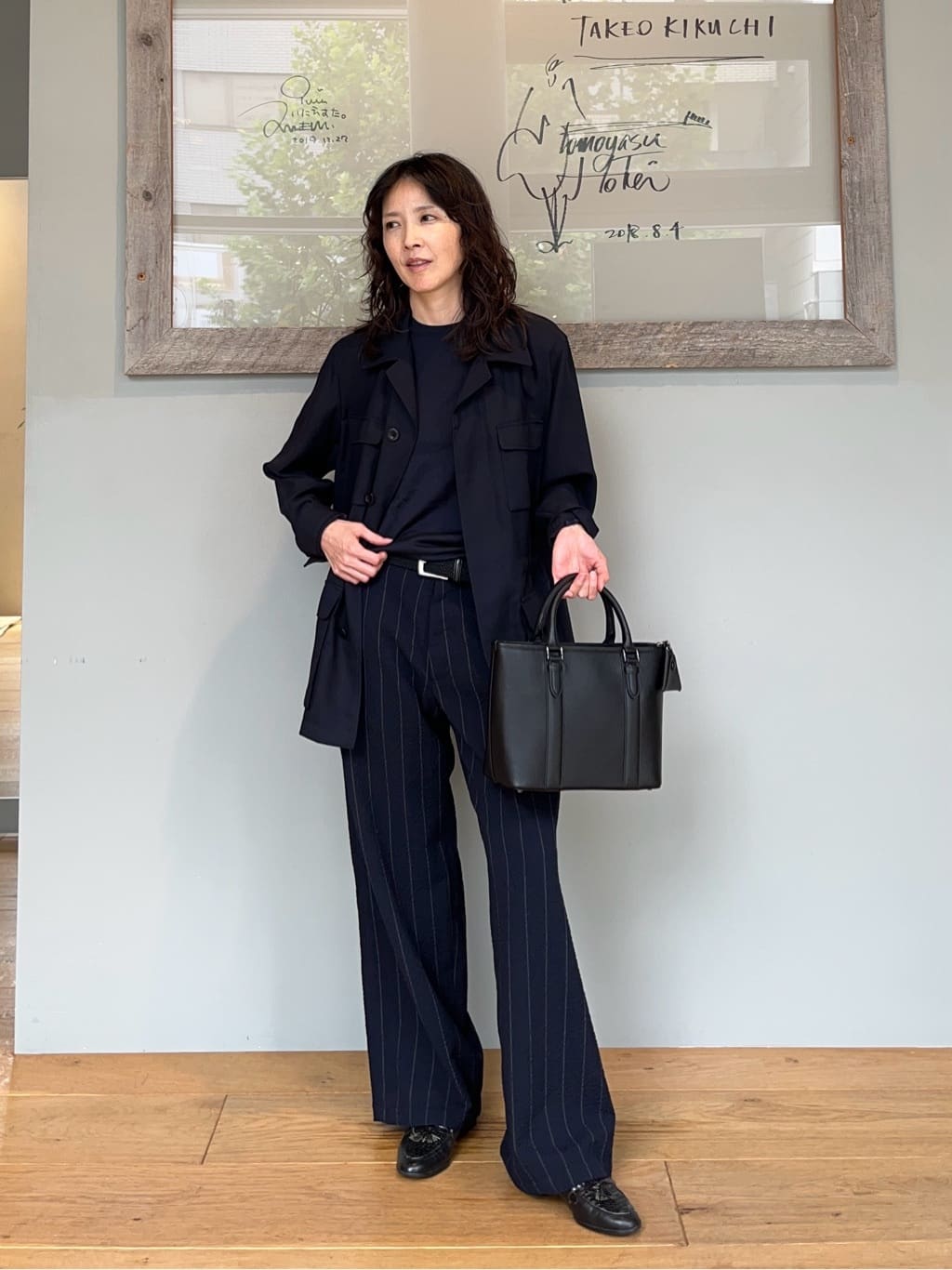 TAKEO KIKUCHIの【THE FLAGSHIP】メリノウール天竺Tシャツを使ったコーディネートを紹介します。｜Rakuten Fashion(楽天ファッション／旧楽天ブランドアベニュー)5951839