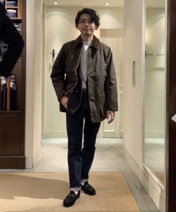 BEAMS MEN | 【別注】Barbour / BEDALE CLASSIC FIT ピーチスキン