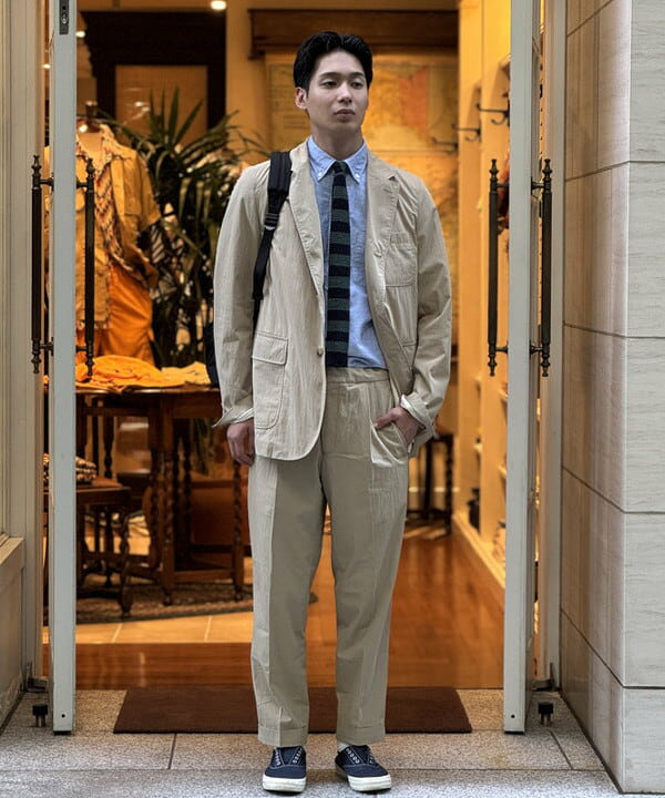 BEAMS MEN | BEAMS PLUS / コットンツイル 3ボタン ジャケット