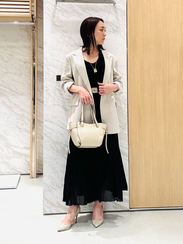 ANAYI | 【セットアップ対応商品】リネンストレッチダブル ジャケット