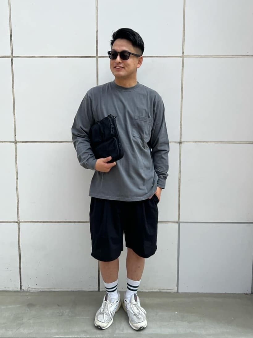 Snow PeakのGarment Dyed L/S T-Shirtを使ったコーディネートを紹介します。｜Rakuten Fashion(楽天ファッション／旧楽天ブランドアベニュー)5957594