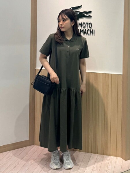 LACOSTE | ローウエストポロドレス マキシ丈ワンピース | Rakuten