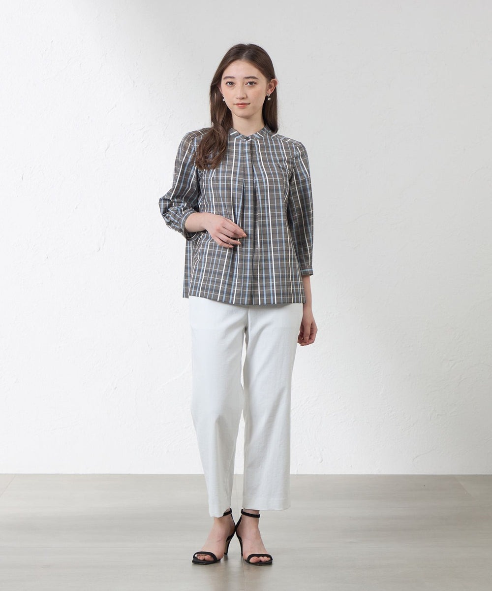 AMACAのドライオックスセミワイドクロップトパンツを使ったコーディネートを紹介します。｜Rakuten Fashion(楽天ファッション／旧楽天ブランドアベニュー)5962204