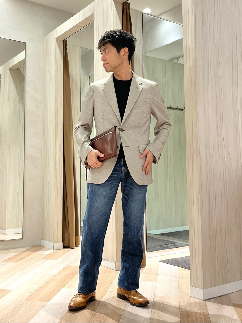 TAKEO KIKUCHIのドライカノコ ジャケットを使ったコーディネートを紹介します。｜Rakuten Fashion(楽天ファッション／旧楽天ブランドアベニュー)5962490