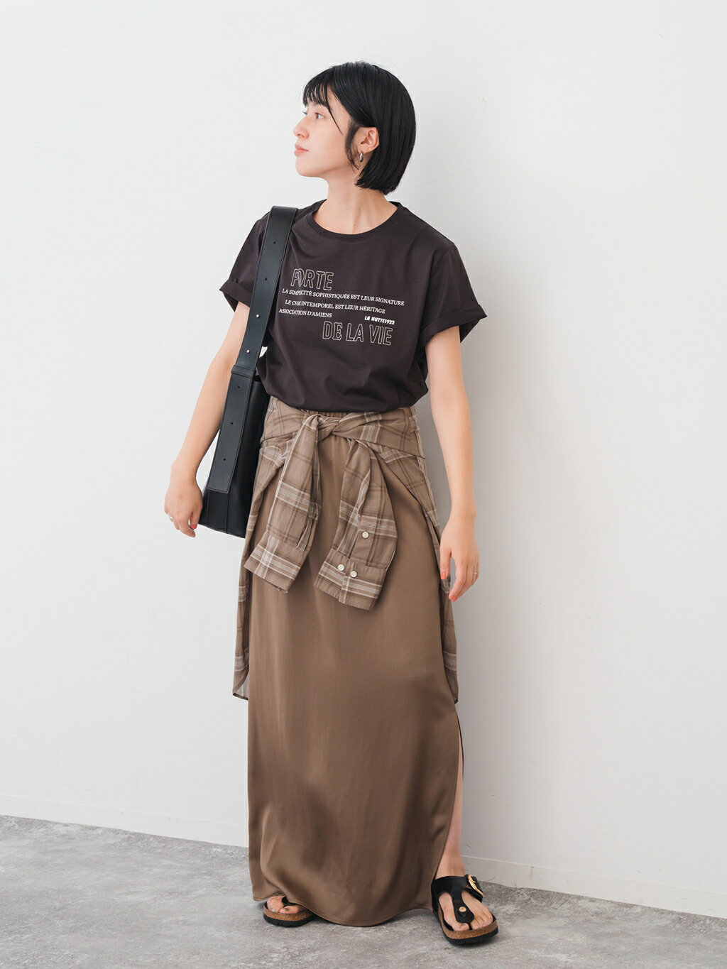 Spick & Span | 《追加》サテンイージースカート | Rakuten Fashion
