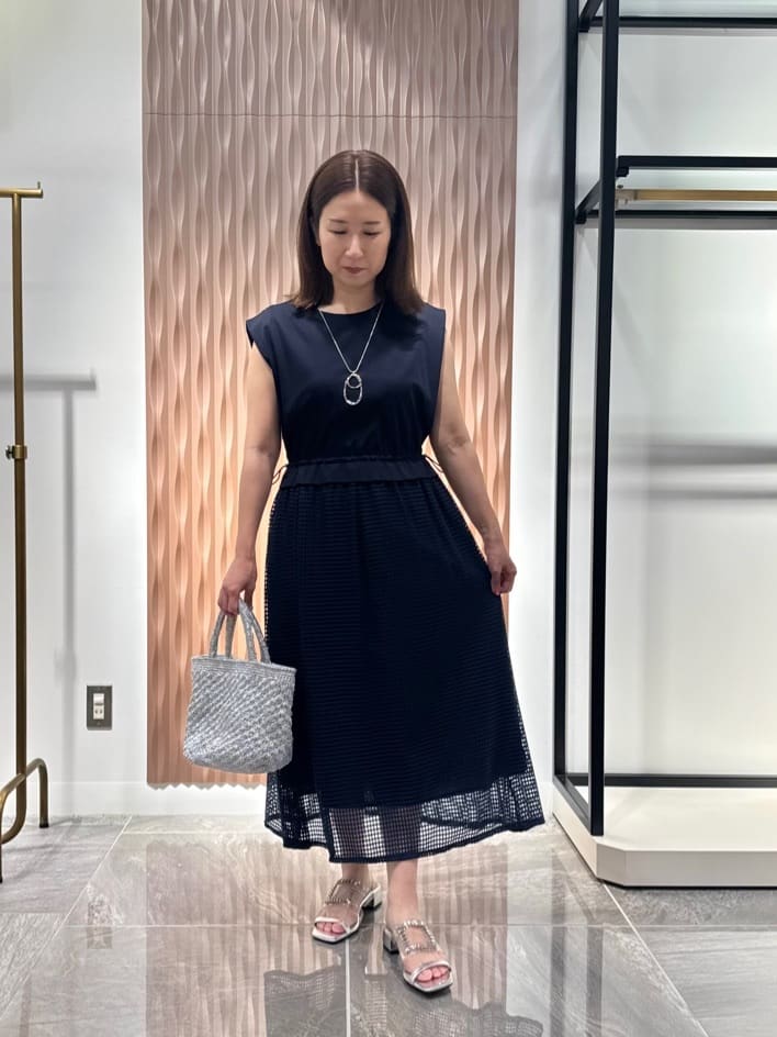 Vinのメッシュドッキングワンピースを使ったコーディネートを紹介します。｜Rakuten Fashion(楽天ファッション／旧楽天ブランドアベニュー)5964904