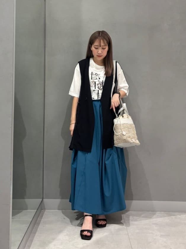 LASUDのクロステープミニトートバッグを使ったコーディネートを紹介します。｜Rakuten Fashion(楽天ファッション／旧楽天ブランドアベニュー)5965038