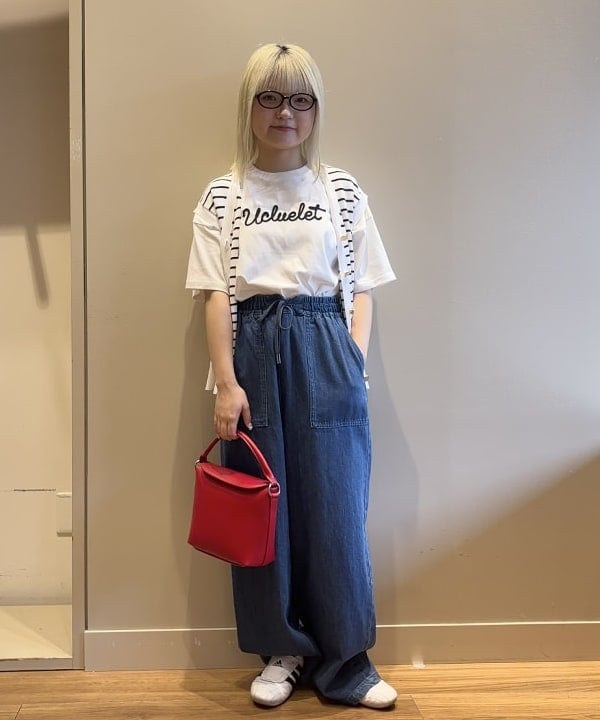 BEAMS HEARTのコード刺繍 ロゴ Tシャツを使ったコーディネートを紹介します。｜Rakuten Fashion(楽天ファッション／旧楽天ブランドアベニュー)5968855