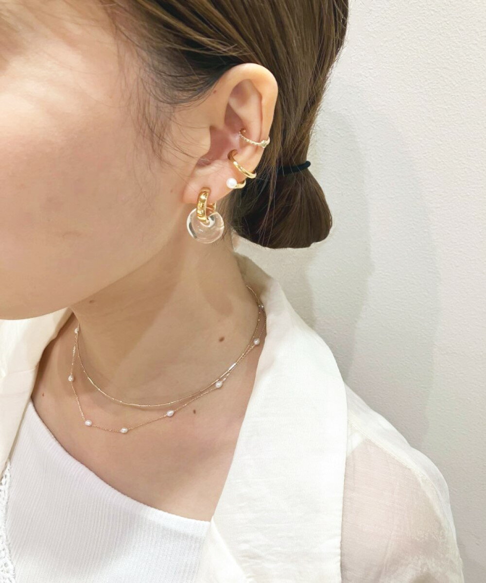 ete | K10YG ライスパール ステーション ネックレス | Rakuten Fashion