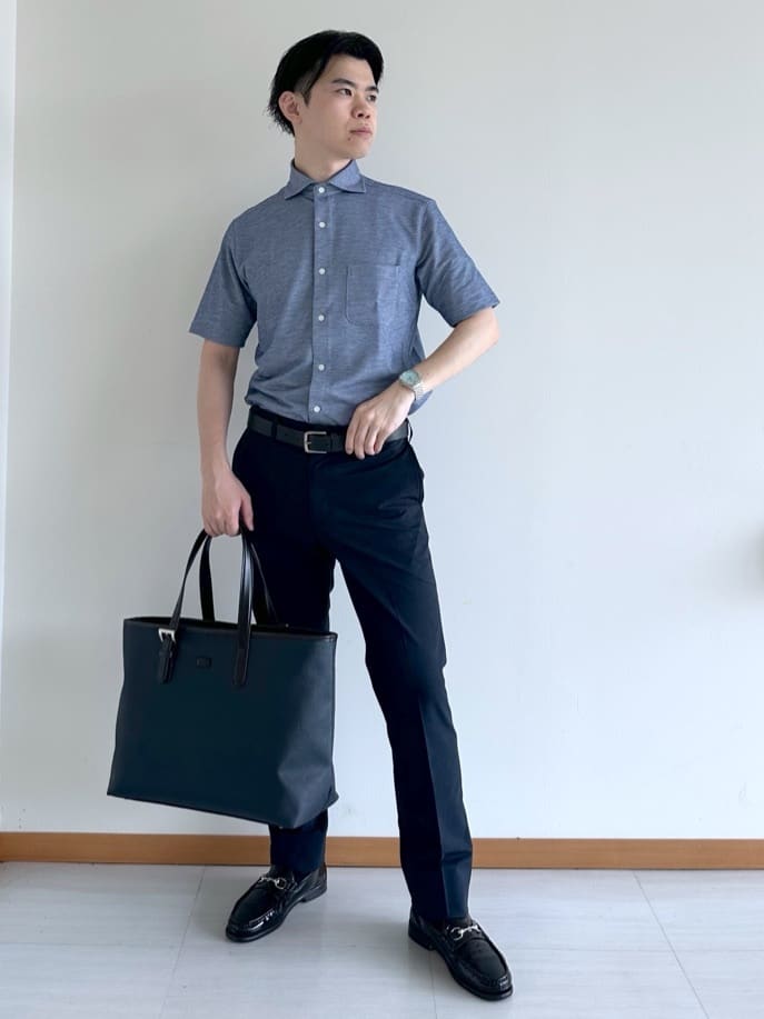 TAKEO KIKUCHIのドライカノコ シャツを使ったコーディネートを紹介します。｜Rakuten Fashion(楽天ファッション／旧楽天ブランドアベニュー)5972098