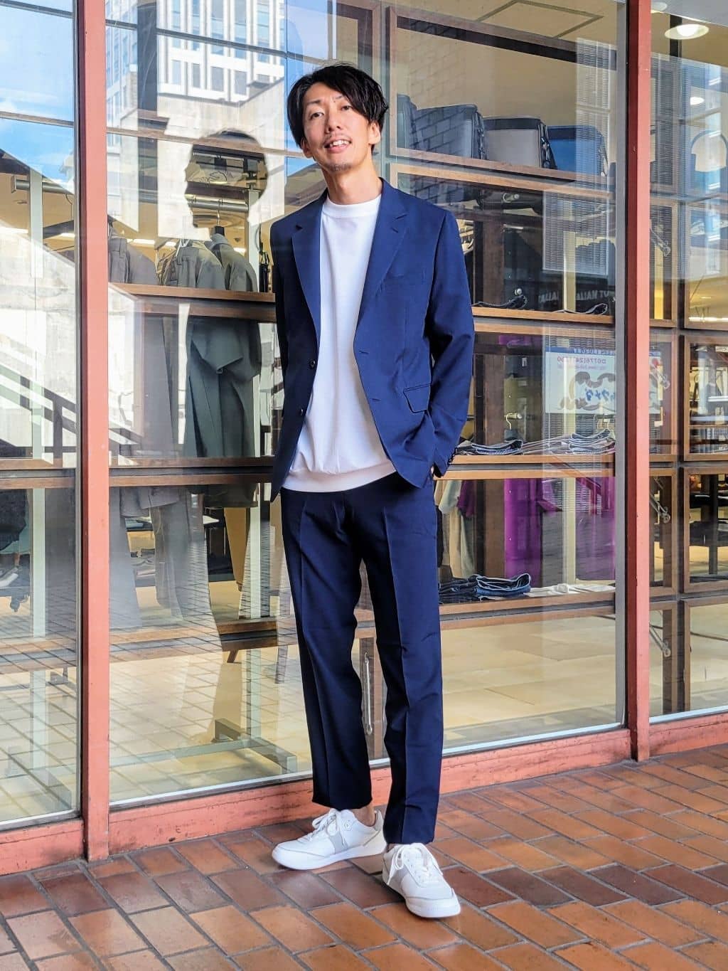 TAKEO KIKUCHIの【COOL CITY WEAR】アーバンクール ジャケット /接触冷感・吸水速乾を使ったコーディネートを紹介します。｜Rakuten Fashion(楽天ファッション／旧楽天ブランドアベニュー)5972872