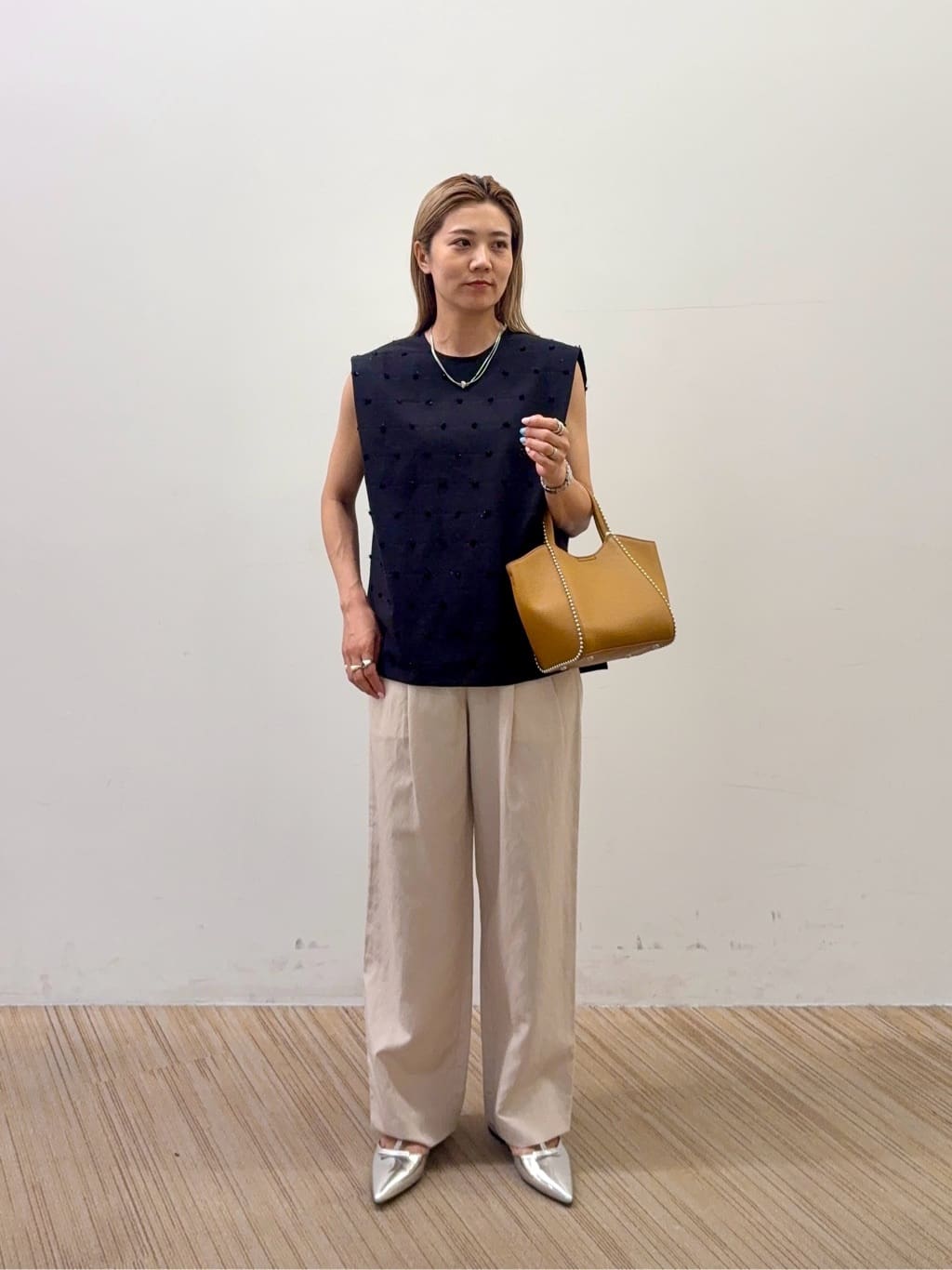UNITED ARROWS LTD. OUTLET | ポリエステルブレンド バックゴム タック