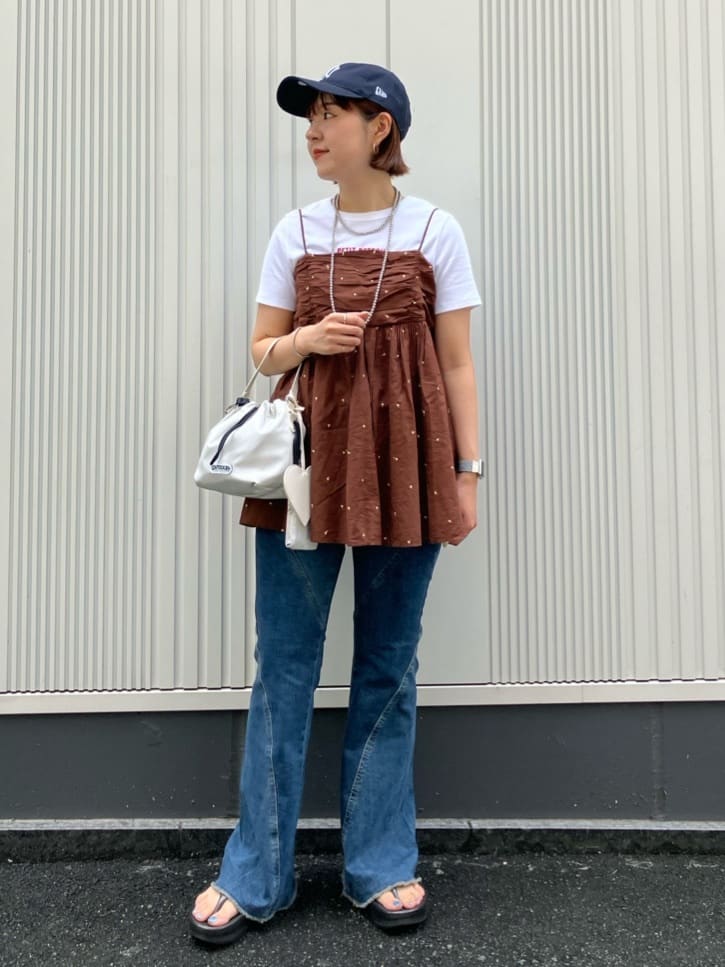 FREAK'S STORE | インド ラメドット バックオープンキャミソール 25AW