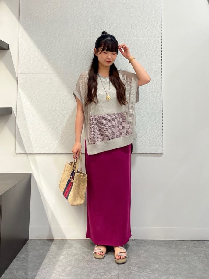 Vinの2WAYニットタンクトップを使ったコーディネートを紹介します。｜Rakuten Fashion(楽天ファッション／旧楽天ブランドアベニュー)5974550