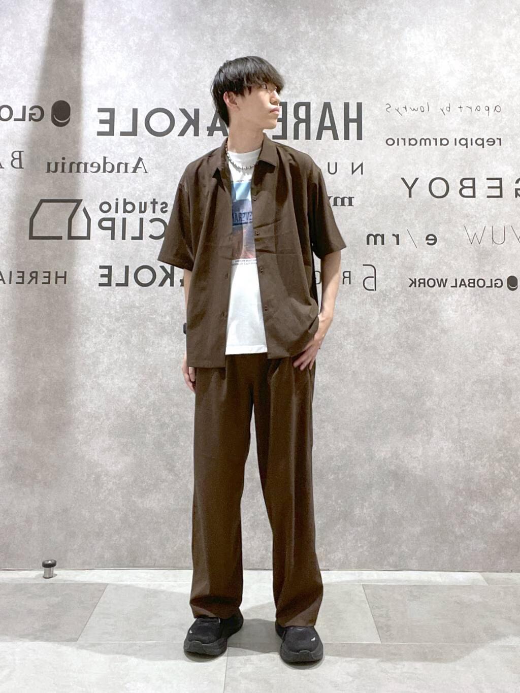 LAKOLEの<セットアップ対応>楊柳ジャガードシャツを使ったコーディネートを紹介します。｜Rakuten Fashion(楽天ファッション／旧楽天ブランドアベニュー)5975286