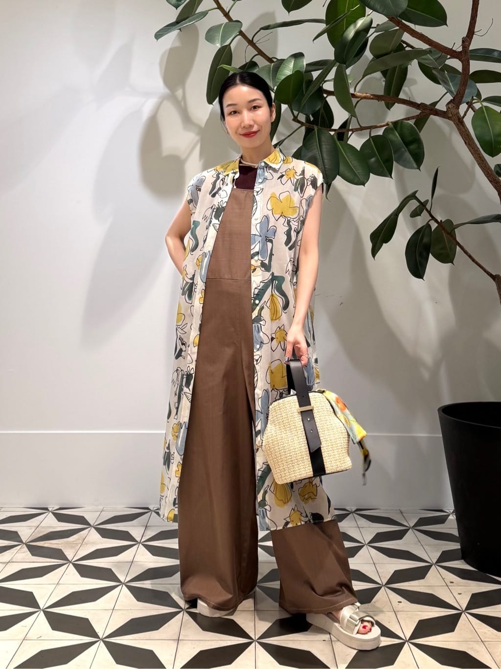 TOMORROWLAND | コットンシルクデニム サロペット | Rakuten Fashion