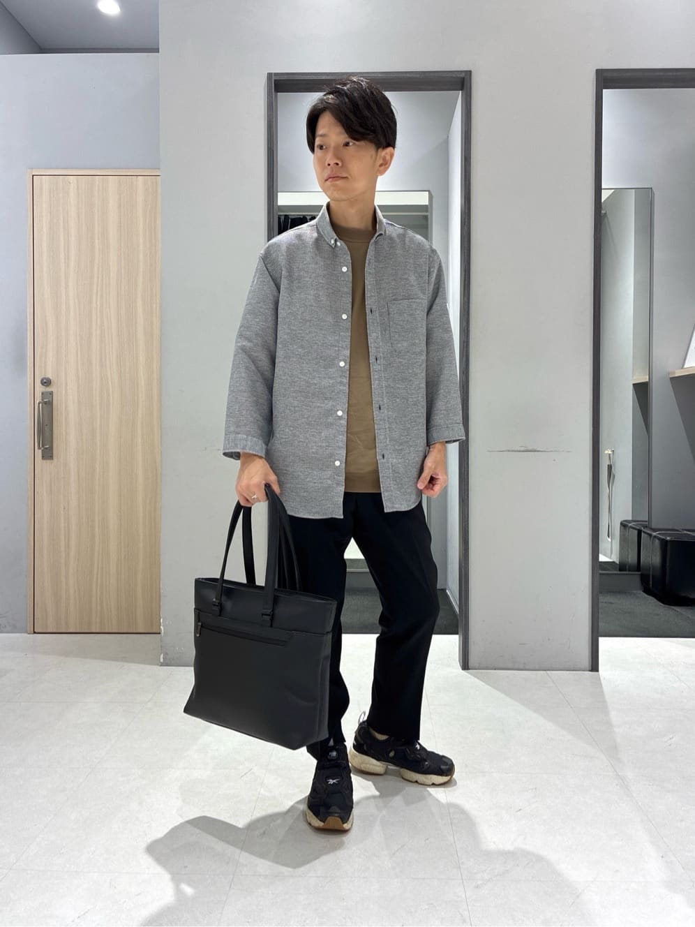 TAKEO KIKUCHIの【抗菌防臭/5サイズ展開】ハイゲージポンチ Tシャツを使ったコーディネートを紹介します。｜Rakuten Fashion(楽天ファッション／旧楽天ブランドアベニュー)5979545