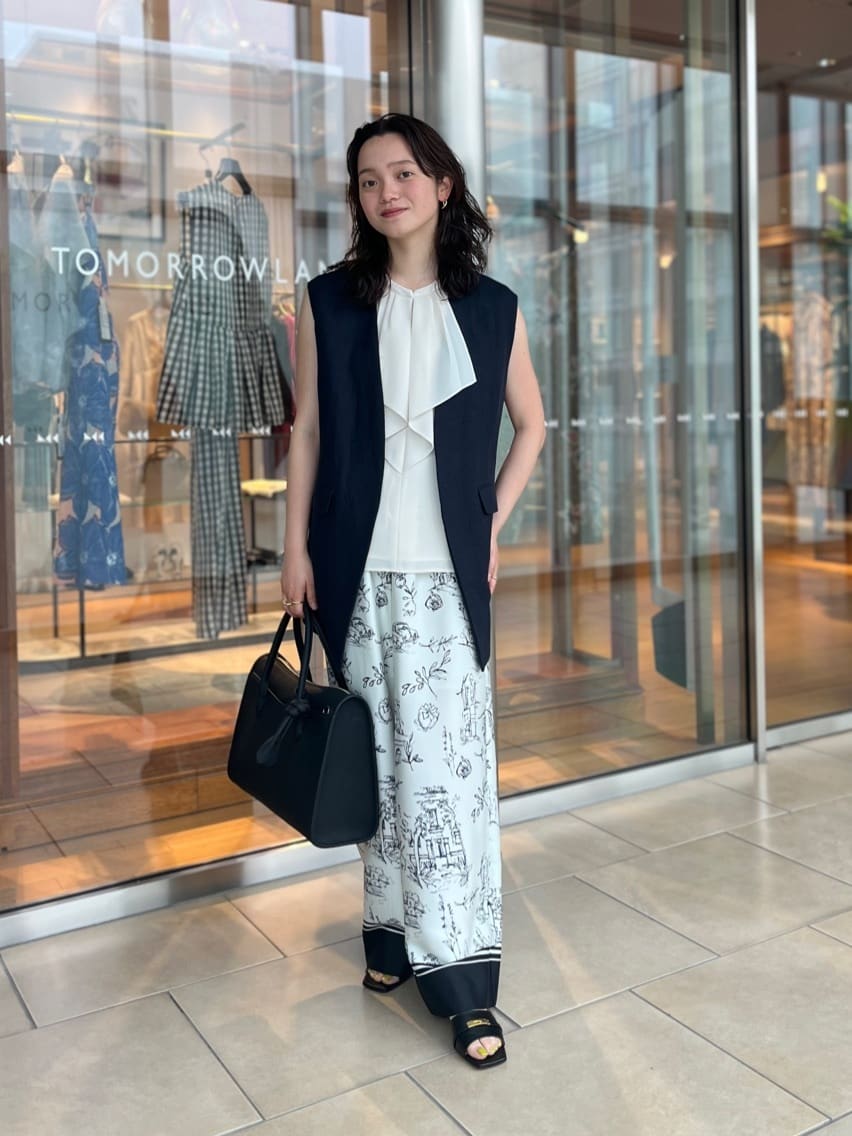 TOMORROWLAND | ファブリックコンビ Vカラージレ | Rakuten Fashion
