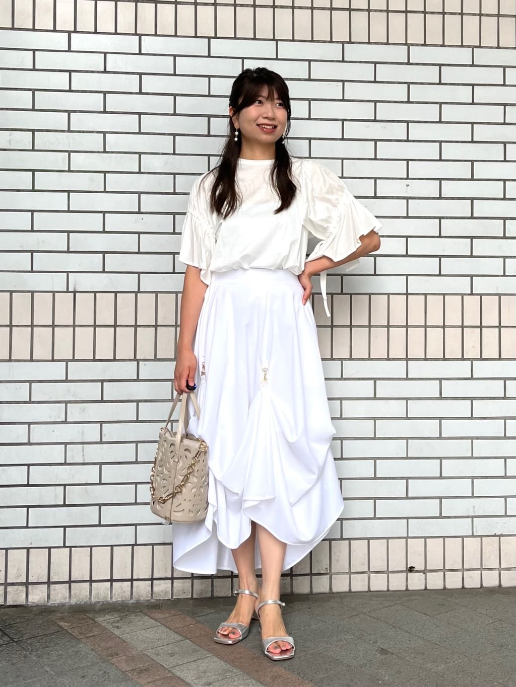 Vinのキャンディースリーブカットソーを使ったコーディネートを紹介します。｜Rakuten Fashion(楽天ファッション／旧楽天ブランドアベニュー)5980357