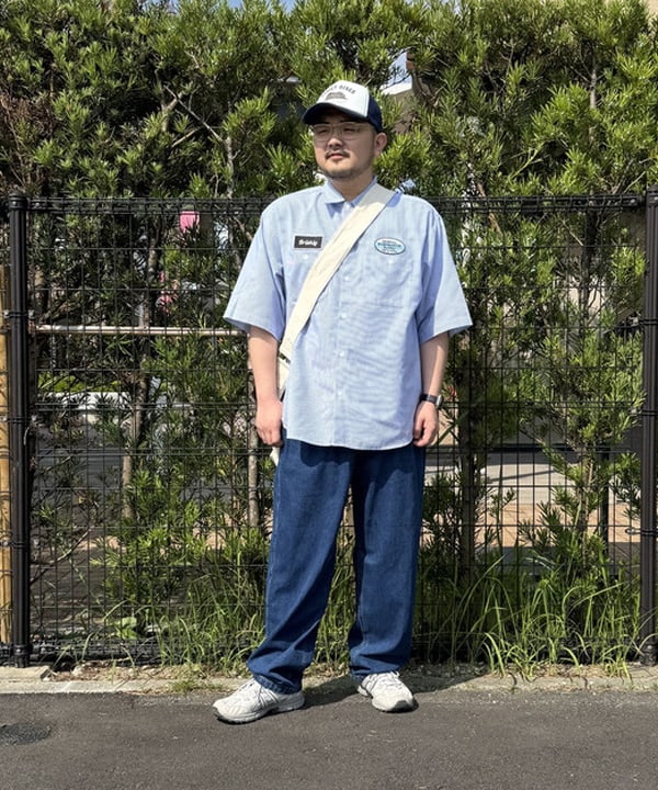 BEAMS HEARTのGMS ストライプ オックス ワークシャツを使ったコーディネートを紹介します。｜Rakuten Fashion(楽天ファッション／旧楽天ブランドアベニュー)5980679