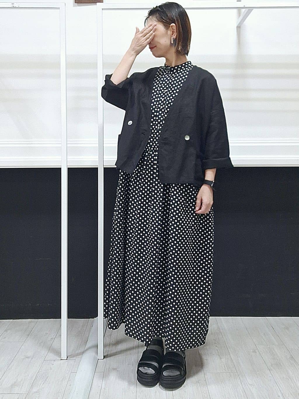 POU DOU DOU | フリルタイ付きワンピース | Rakuten Fashion(楽天