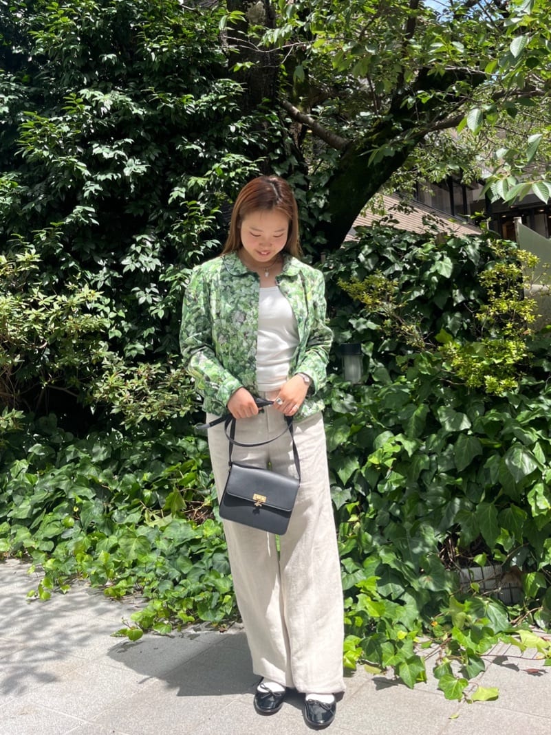agnes b. | リネン ストレートパンツ 
