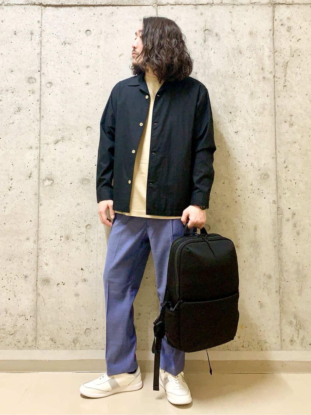 TAKEO KIKUCHIの【羽織】ダブルフェイス シャツ 羽織りを使ったコーディネートを紹介します。｜Rakuten Fashion(楽天ファッション／旧楽天ブランドアベニュー)5990810