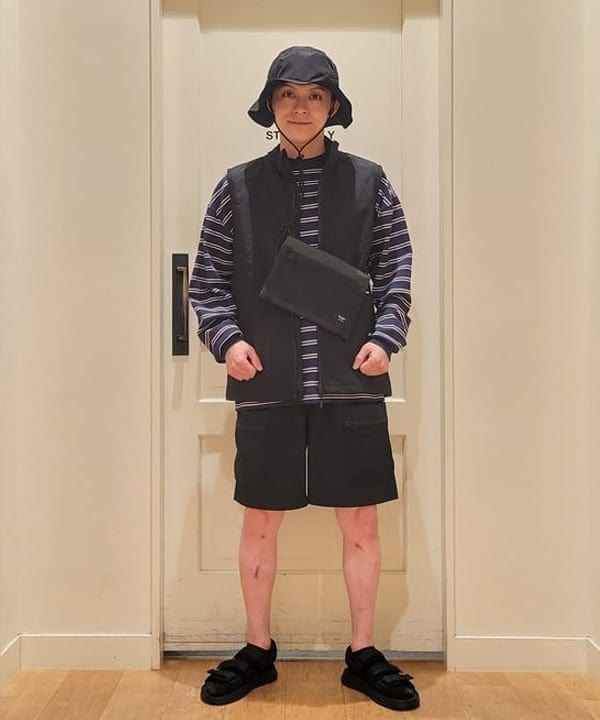 BEAMS HEARTのBEAMS HEART / 撥水 アドベンチャーハットを使ったコーディネートを紹介します。｜Rakuten Fashion(楽天ファッション／旧楽天ブランドアベニュー)5990837
