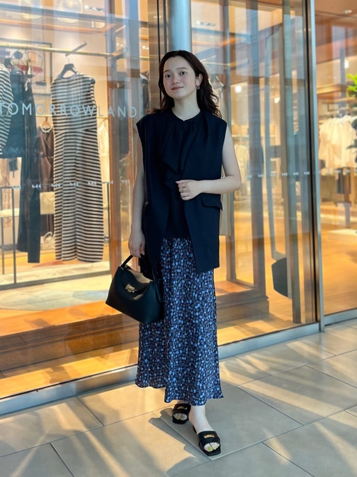 TOMORROWLAND | ファブリックコンビ Vカラージレ | Rakuten Fashion