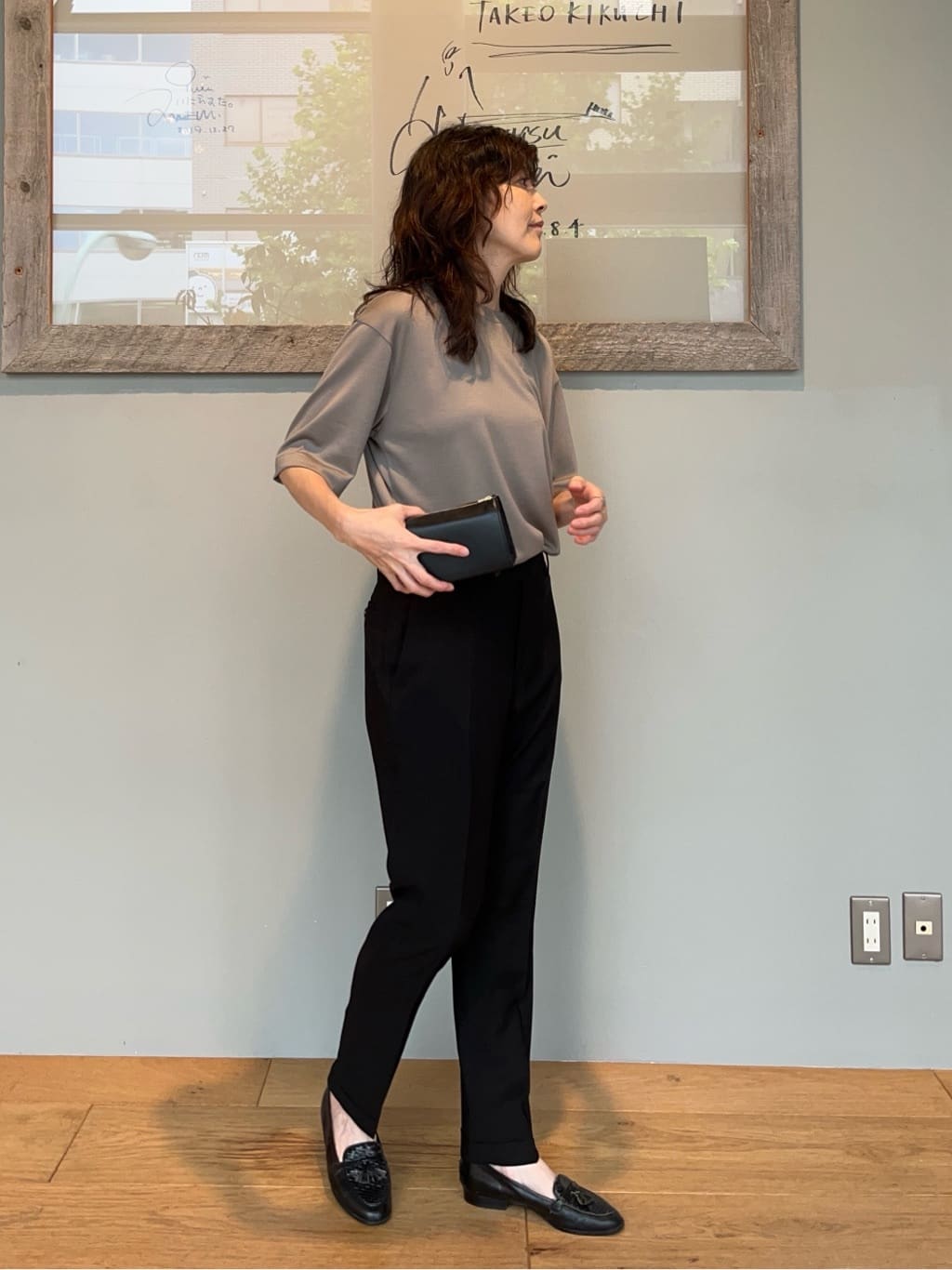 TAKEO KIKUCHIの【THE FLAGSHIP】メリノウール天竺Tシャツを使ったコーディネートを紹介します。｜Rakuten Fashion(楽天ファッション／旧楽天ブランドアベニュー)5992202