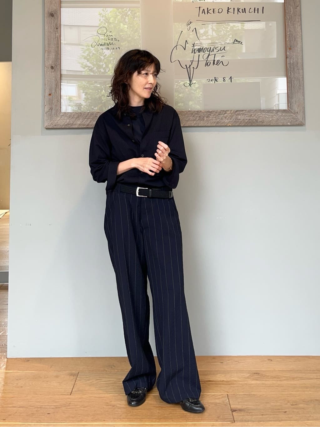 TAKEO KIKUCHIの【THE FLAGSHIP】メリノウール天竺Tシャツを使ったコーディネートを紹介します。｜Rakuten Fashion(楽天ファッション／旧楽天ブランドアベニュー)5992231