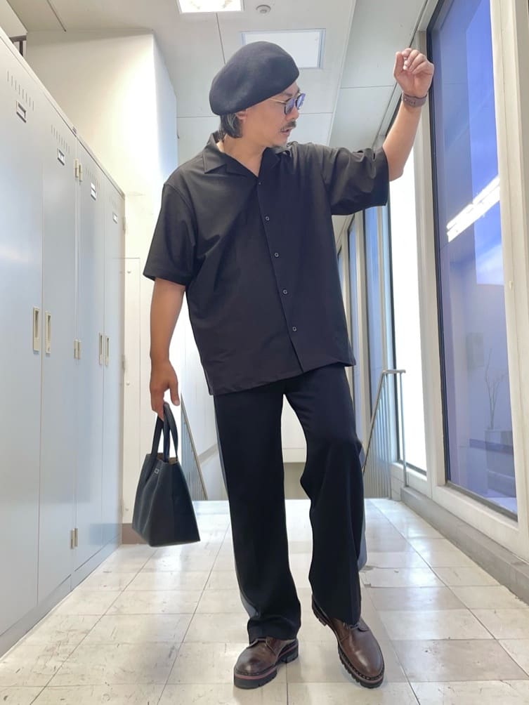 TAKEO KIKUCHIの【COOL CITY WEAR】エアートール オープンカラーシャツ /接触冷感・通気性を使ったコーディネートを紹介します。｜Rakuten Fashion(楽天ファッション／旧楽天ブランドアベニュー)5994868