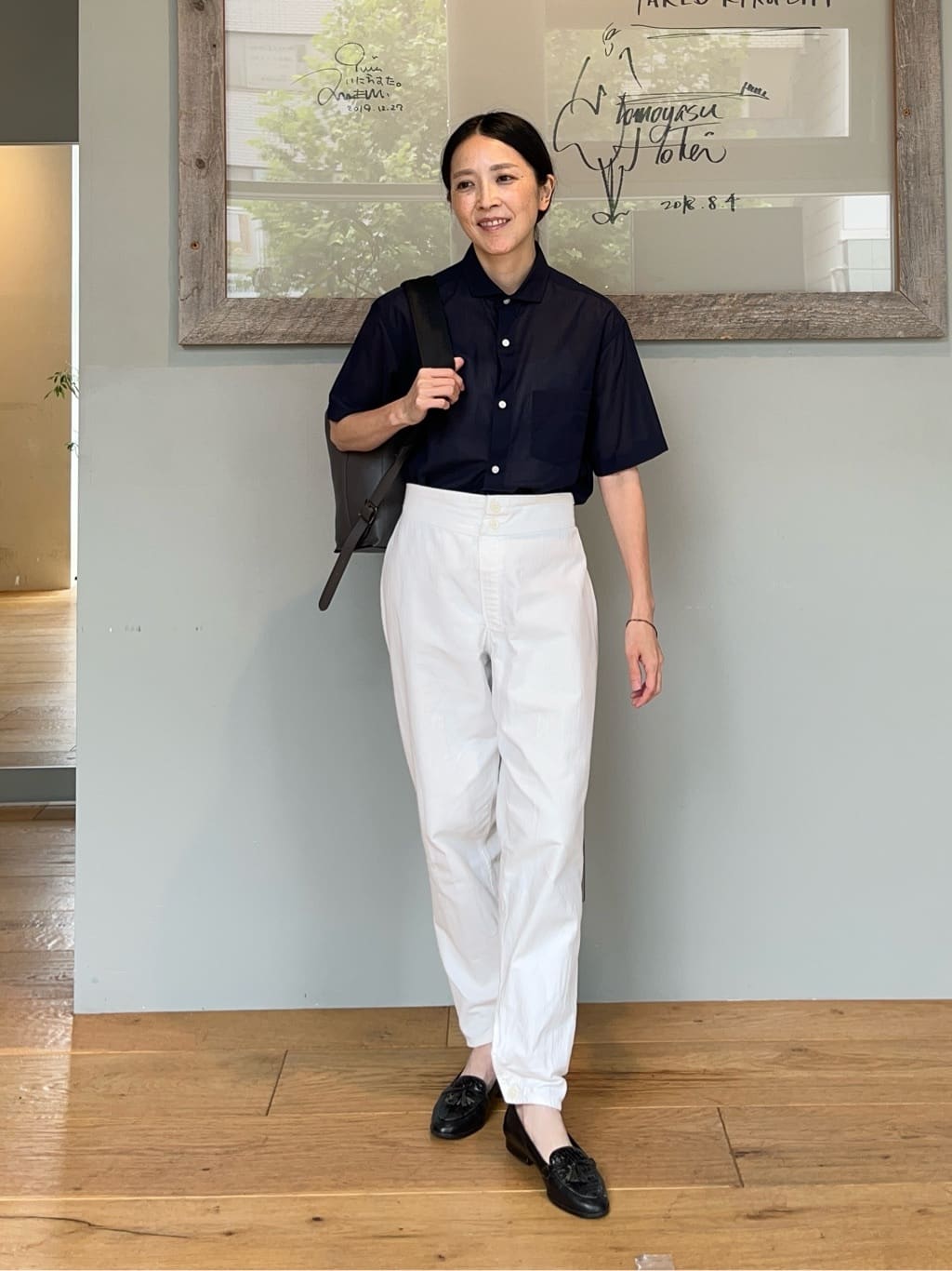 TAKEO KIKUCHIのローン半袖シャツを使ったコーディネートを紹介します。｜Rakuten Fashion(楽天ファッション／旧楽天ブランドアベニュー)5996224