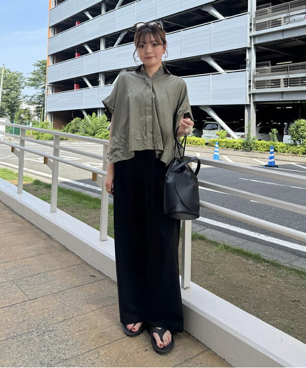 BEAMS HEARTのビッグ シルエット シャツを使ったコーディネートを紹介します。｜Rakuten Fashion(楽天ファッション／旧楽天ブランドアベニュー)6004036