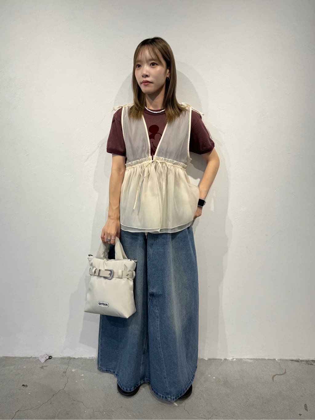 FREAK'S STORE | シャイニー オーガンジーベスト/シアーベスト 25SS