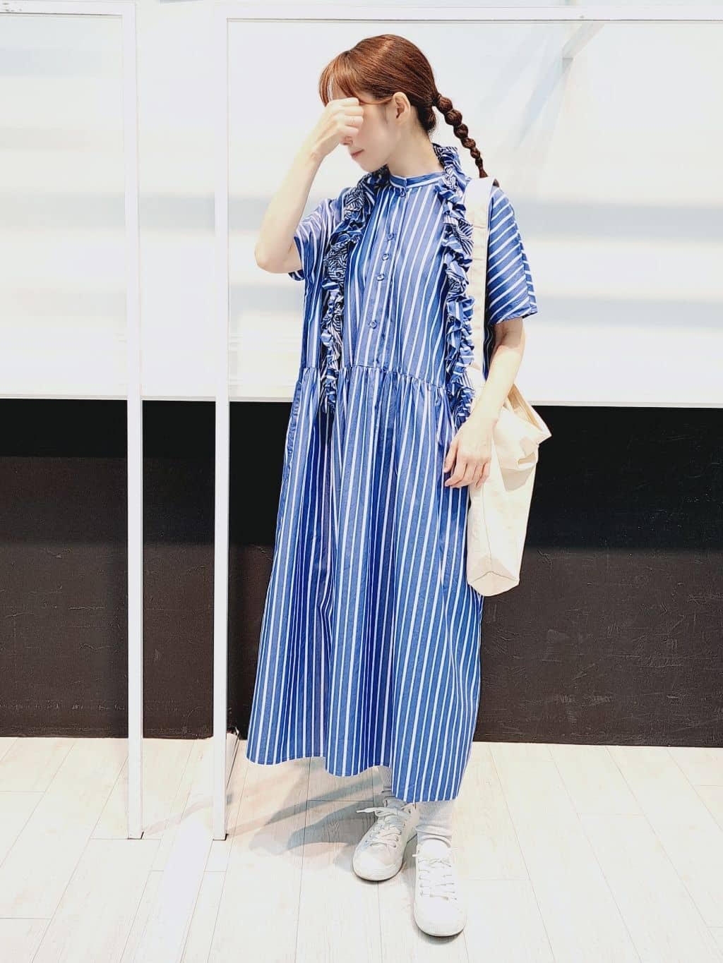 POU DOU DOU | フリルタイ付きワンピース | Rakuten Fashion(楽天