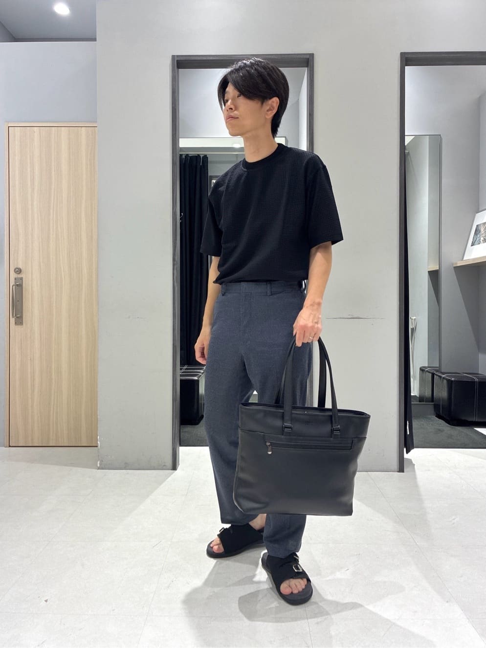 TAKEO KIKUCHIの【抗菌防臭】サッカージャージプルオーバーを使ったコーディネートを紹介します。｜Rakuten Fashion(楽天ファッション／旧楽天ブランドアベニュー)6006321