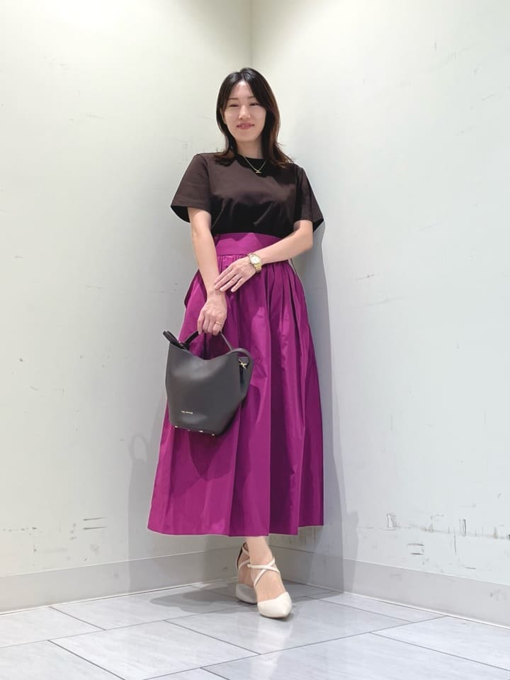 ANAYI | マイクロタフタサロペット スカート | Rakuten Fashion(楽天