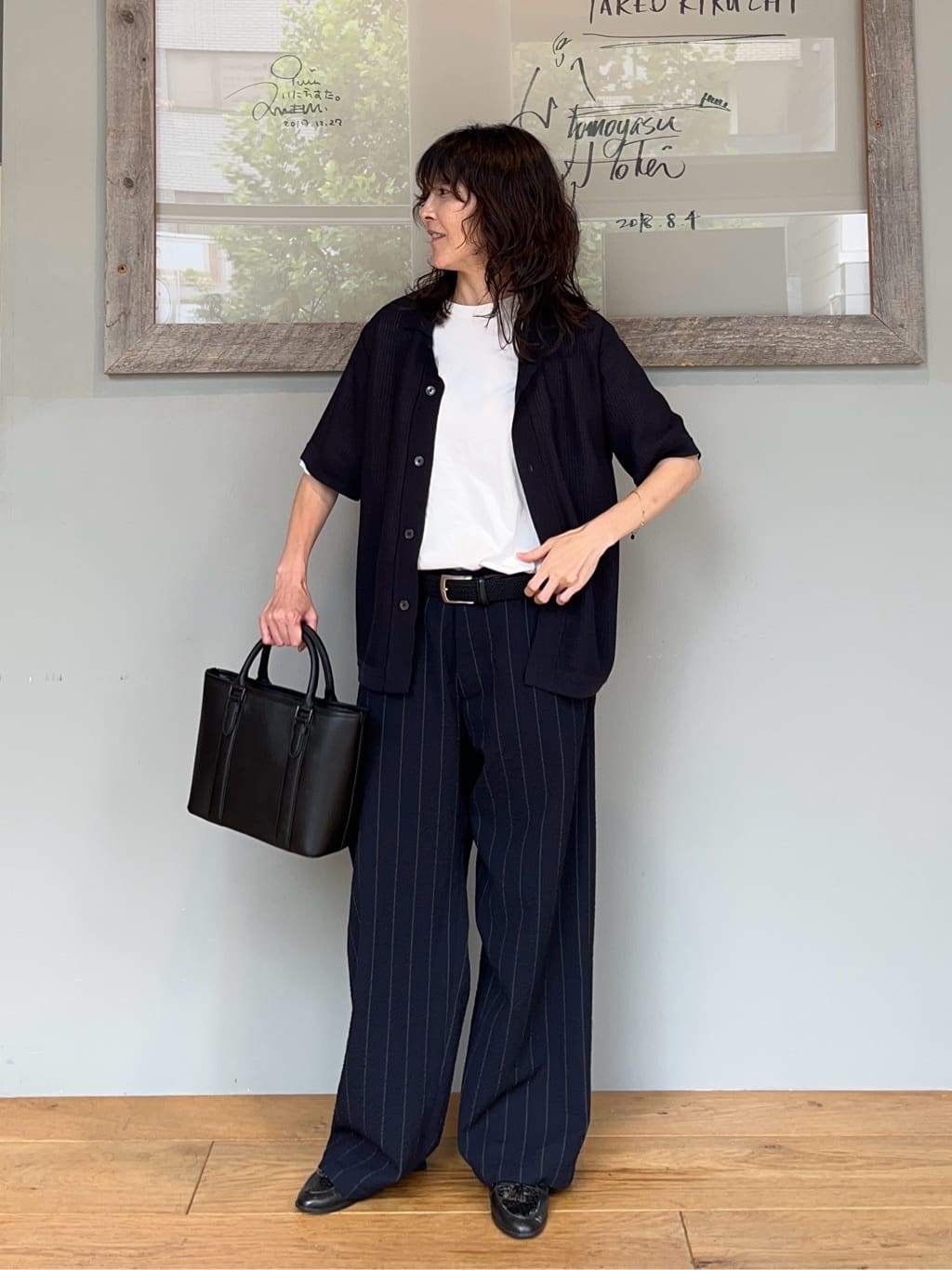 TAKEO KIKUCHIの【抗菌防臭/5サイズ展開】ハイゲージポンチ Tシャツを使ったコーディネートを紹介します。｜Rakuten Fashion(楽天ファッション／旧楽天ブランドアベニュー)6010973