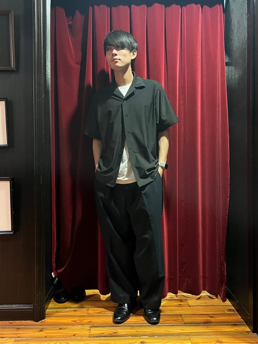 TAKEO KIKUCHIの【COOL CITY WEAR】エアートール オープンカラーシャツ /接触冷感・通気性を使ったコーディネートを紹介します。｜Rakuten Fashion(楽天ファッション／旧楽天ブランドアベニュー)6011133