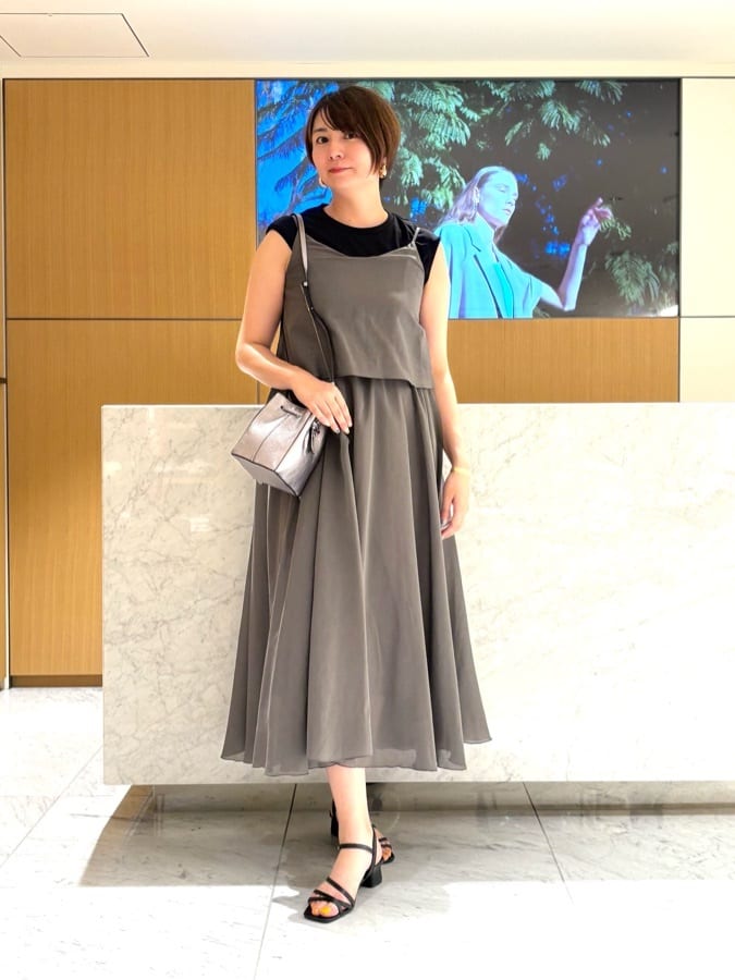 ANAYI | シルクコットンローンキャミ ワンピース | Rakuten Fashion