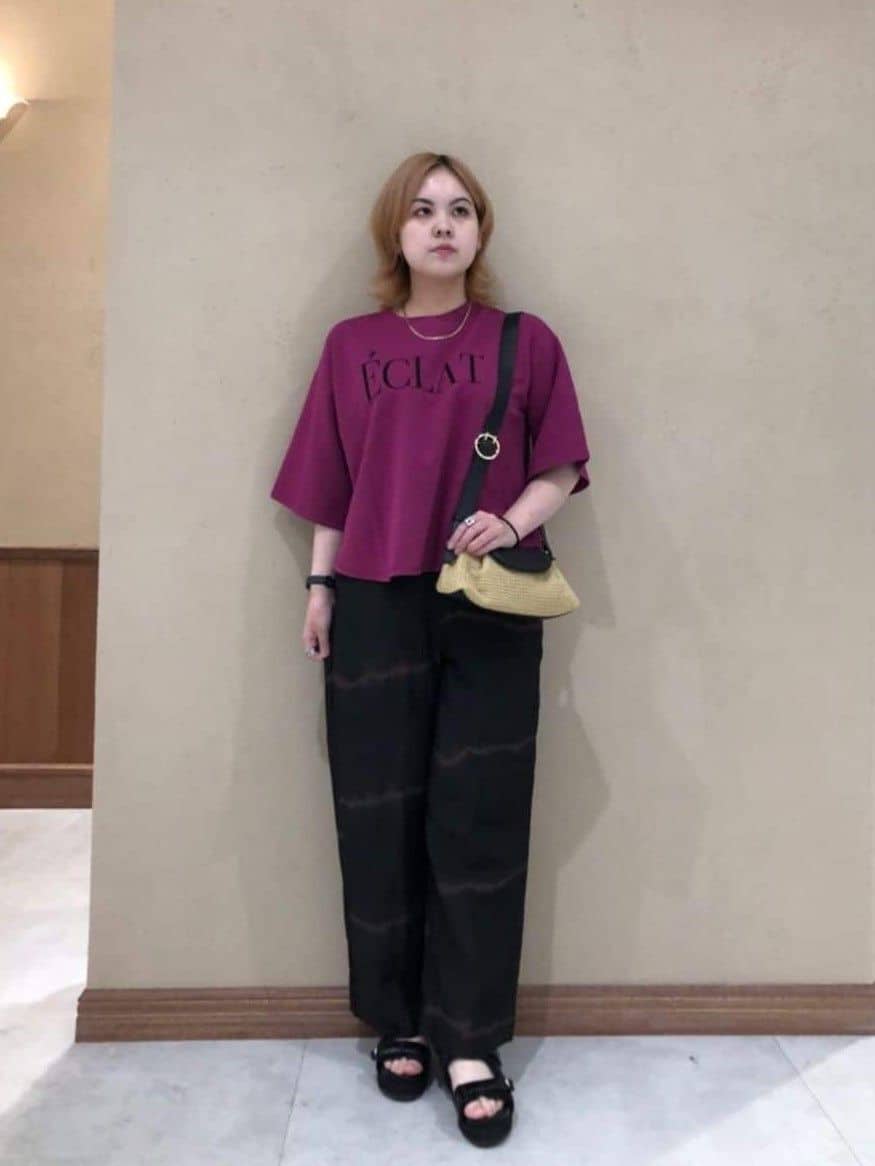 LASUDのmade in INDIA タイダイ染めシアーリネンパンツを使ったコーディネートを紹介します。｜Rakuten Fashion(楽天ファッション／旧楽天ブランドアベニュー)6017562