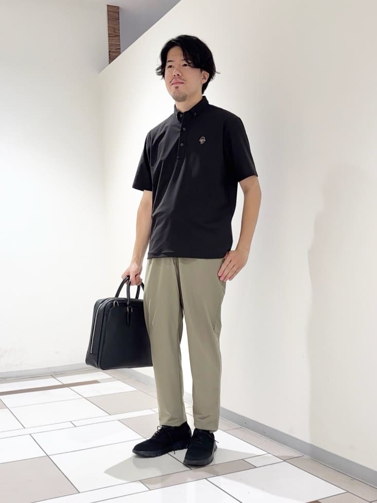 TAKEO KIKUCHIの【COOL CITY WEAR】エアートール ポロシャツ /接触冷感・通気性を使ったコーディネートを紹介します。｜Rakuten Fashion(楽天ファッション／旧楽天ブランドアベニュー)6018000