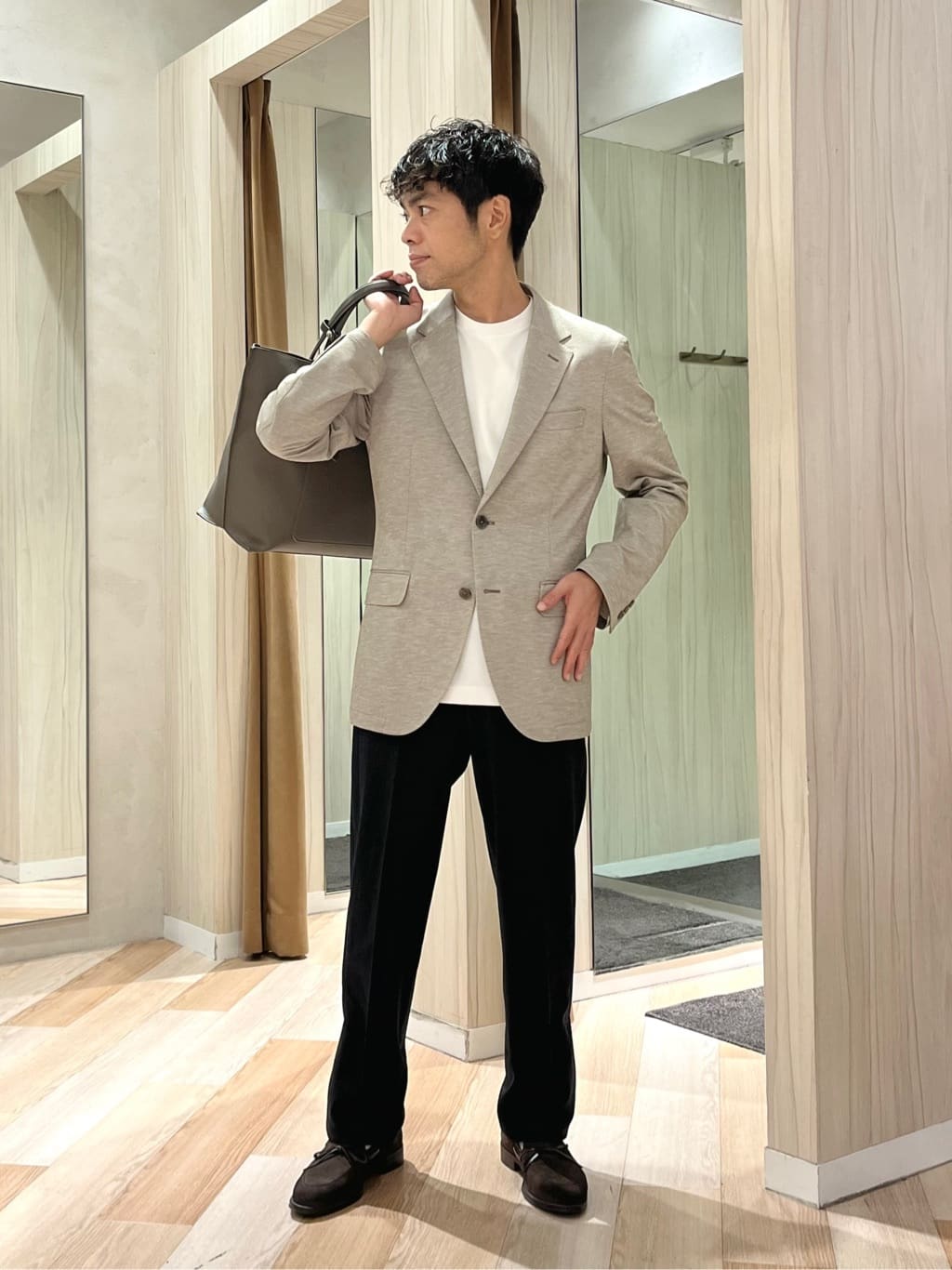 TAKEO KIKUCHIのドライカノコ ジャケットを使ったコーディネートを紹介します。｜Rakuten Fashion(楽天ファッション／旧楽天ブランドアベニュー)6020593