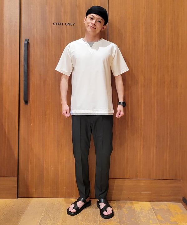 BEAMS HEARTのBEAMS HEART / コットンツイル ロールキャップを使ったコーディネートを紹介します。｜Rakuten Fashion(楽天ファッション／旧楽天ブランドアベニュー)6021841