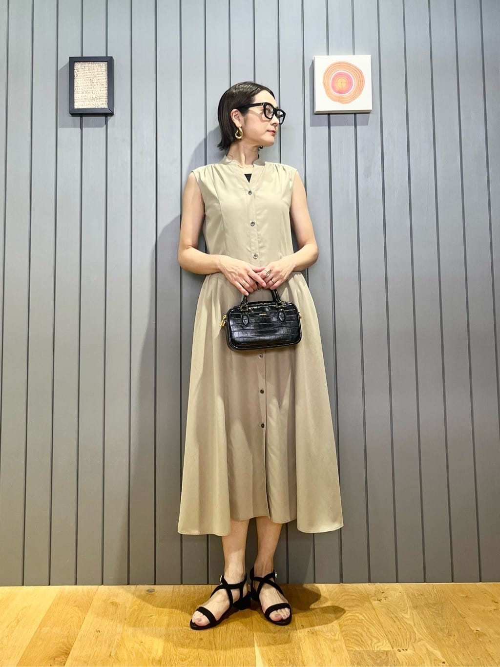 UNITED ARROWS LTD. OUTLET | サイド切り替え ノースリーブ ワンピース