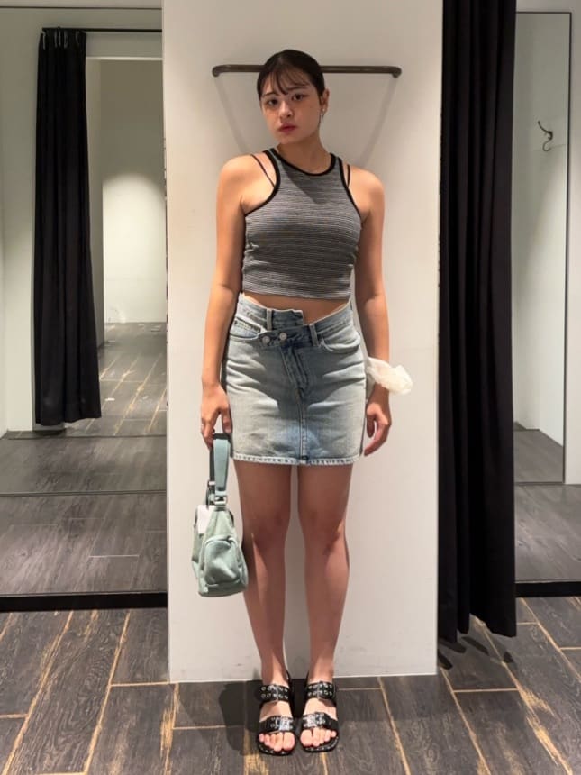 moussy | CROSS WAIST ミニスカート | Rakuten Fashion(楽天